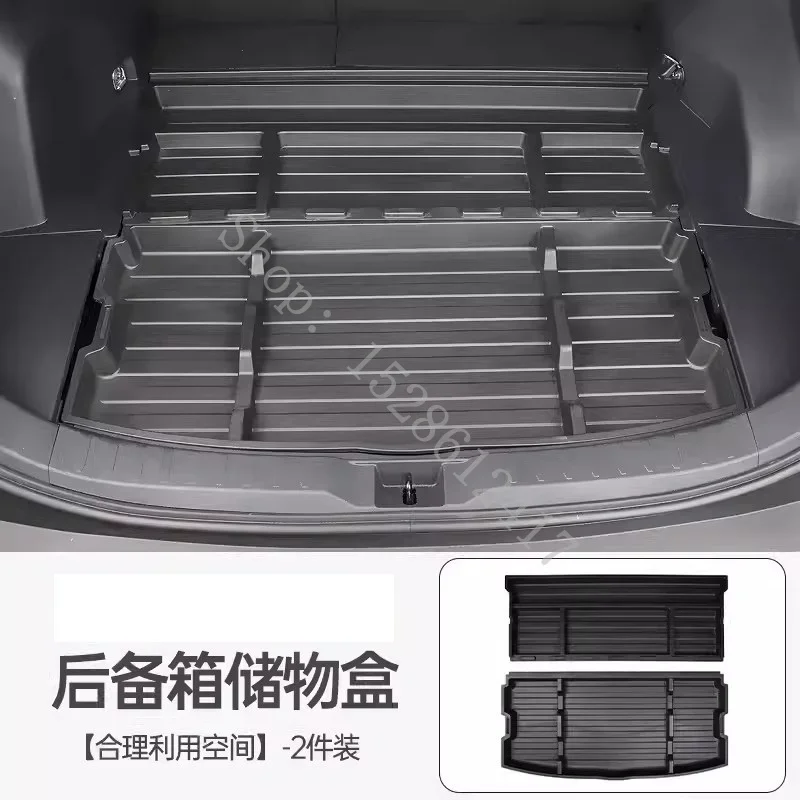 For Toyota RAV4 RAV 4 2020 2021 2022 2023 accessories ABS plastic Car rear trunk storage box Rear trunk storage box Car Styling