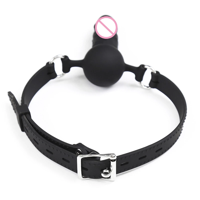 Sex Games Mouth Ball Real Penis Huge Dildo Mouth Gag Sex Toys Mouth Plug Oral BDSM Bondage Fetish Men Big Penis Ball Sex Toys