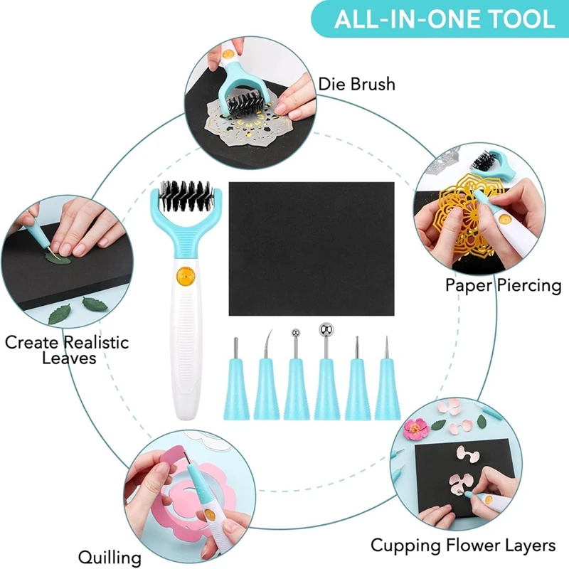 Top-8Piece/Set Paper Sculpture Tool Kit, Paper Flower Modeling Tool,Paper Flower Tool For Creating Three-Dimensional Flowers