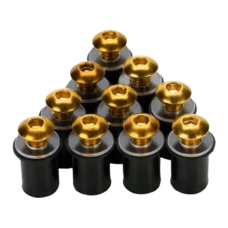 M5*16 5mm Motorcycle Windscreen Screws Windshield Bolts Fairing Mountings Kits For Honda CBR 600 F4i CBR1000RR CB400 VFR800