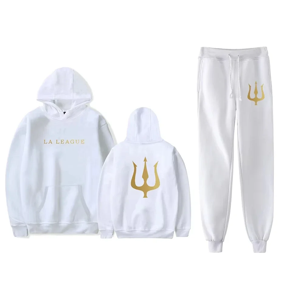 

2025 Autumn/Winter Men's and Women's Harajuku Style Hooded Sweatshirt Set - Classic Hip-Hop Sportswear Set - Streetwear