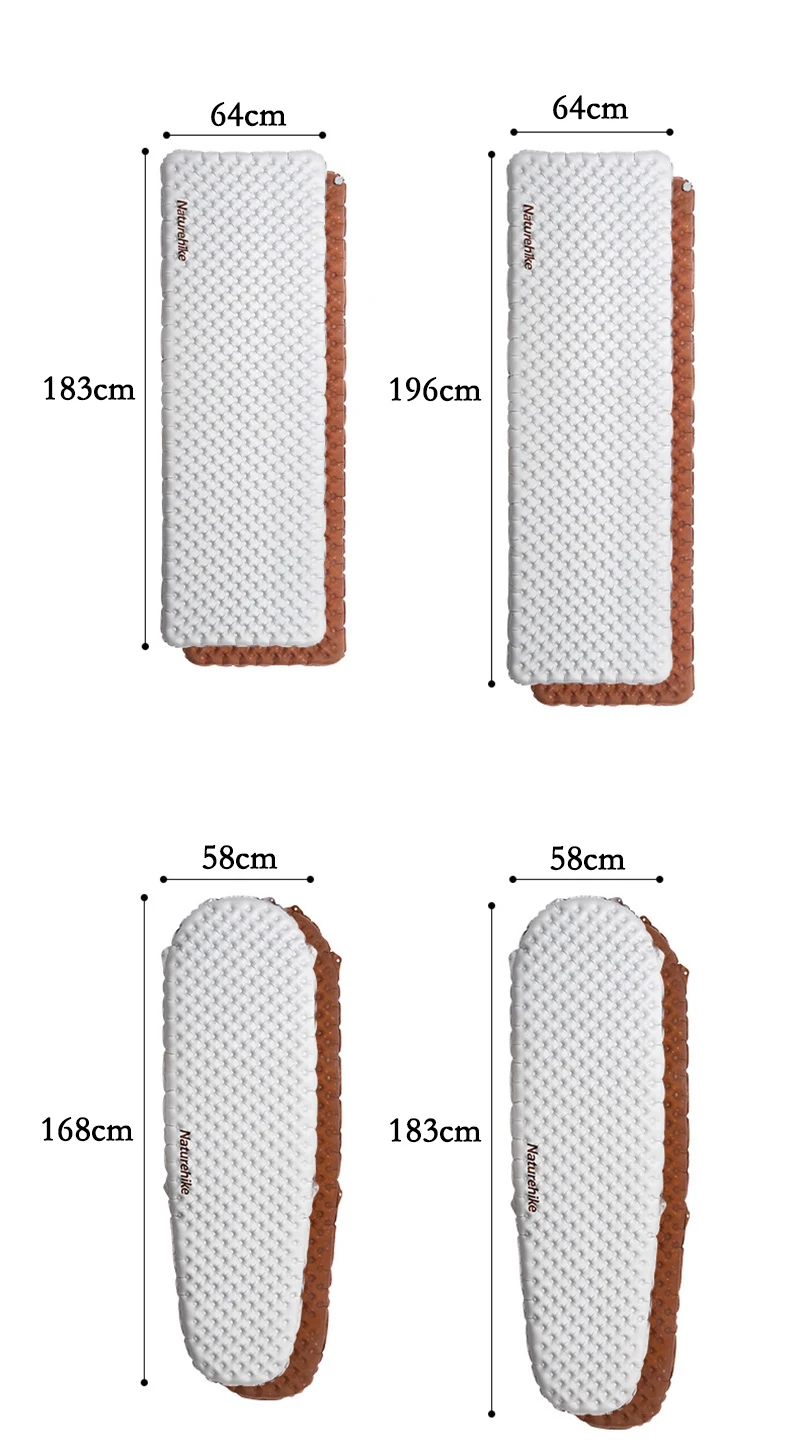 Naturehike Luftmatratzen R Value 5.8 Outdoor-Isomatte, ultraleichte Reise- und Campingmatratze, 1-Personen-Luftkissen, Wandern, Trekking – Detail 17