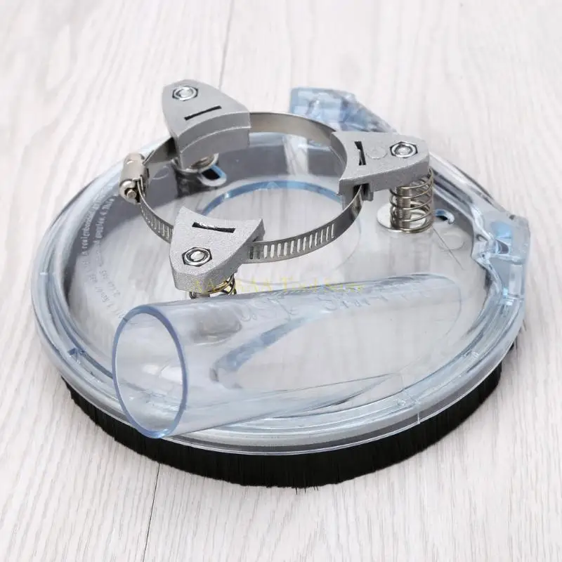 A2BE Dust Shroud Dry Grinding Dust Cover for Angle Hand Grinder Clear 4