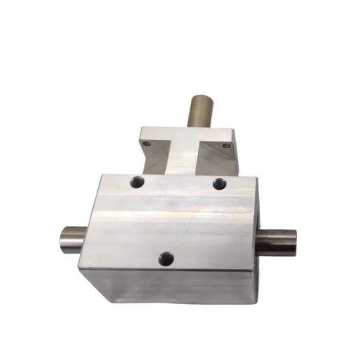 1:1 Miniature Gearbox with Enclosed Shaft Diameter 12mm, Coaxial Dual Output Shaft, 90 Degree Differential Gearbox