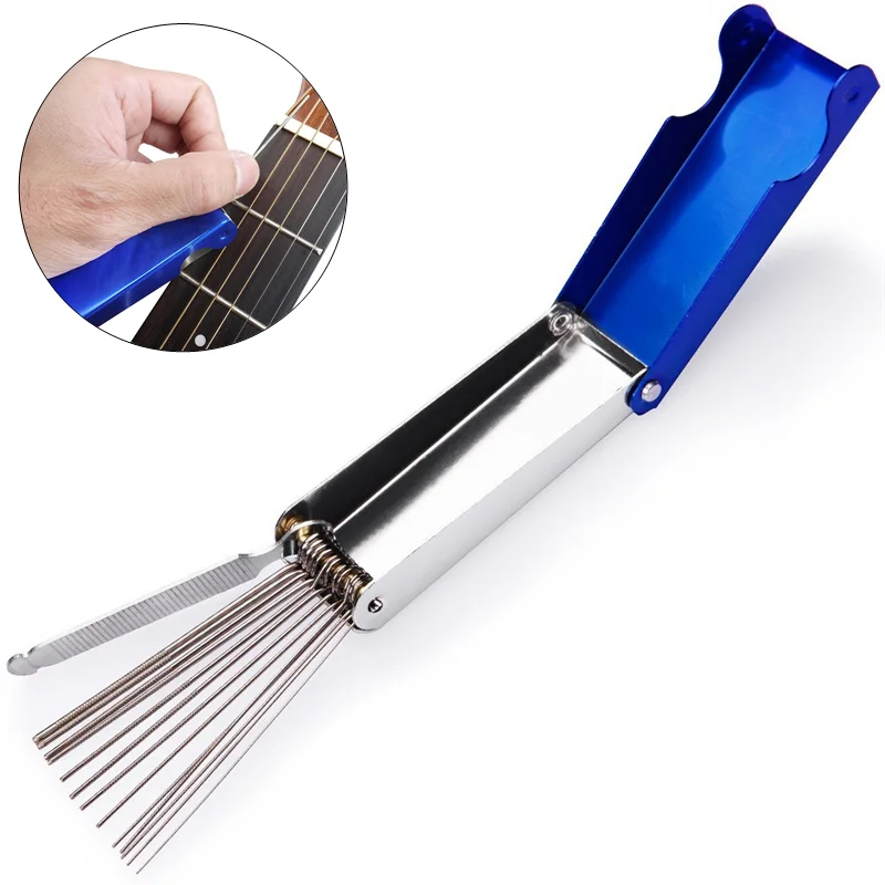 

Guitar Nut Slotting File Saw Rods Slot Filing Set Portable DIY Guitar Repair Tools Steel Luthier Replacement Tools Accessories