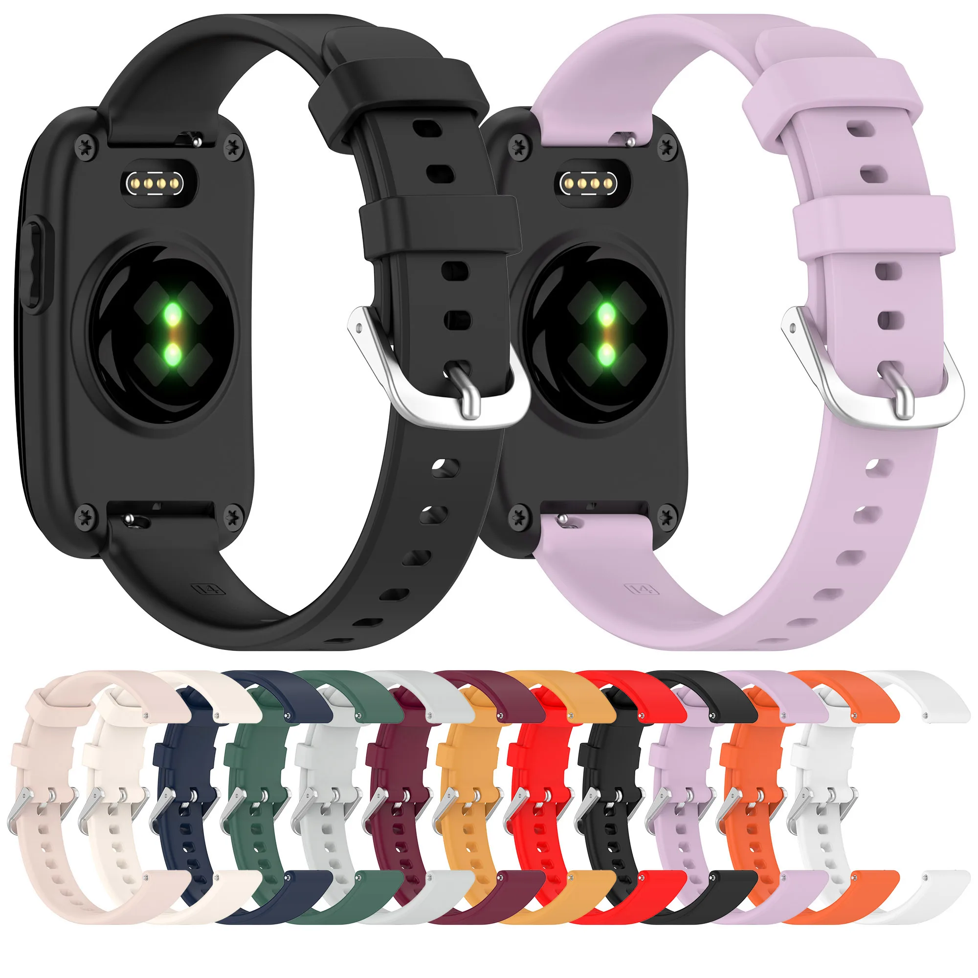 Adjustable Strap for Garmin CIRQA Smart Band comfortable Silicone Single Color Watchband For Garmin CIRQA correa Accessories