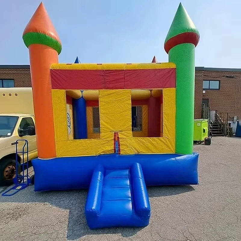 Commercial grade inflatable castle trampoline - suitable for children's parties and playground rentals