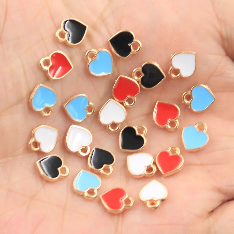 50pcs Charms Colorful Lovely Star KC Gold Color Pendants DIY Crafts Making Findings Handmade Fashion Jewelry