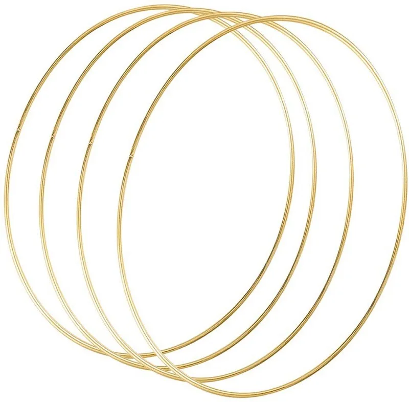 

Metal Iron Ring For Dreamcatcher Wind Chime Wreath Decoration Large Welded Hoop Craft Circle
