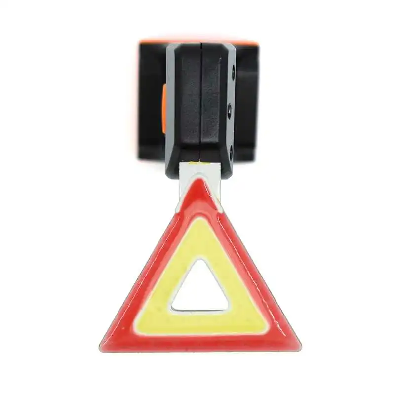 WasaFire Triangle Bicycle Tail Light COB LED Bike Rear Light 6 Modes USB Rechargeable Cycling Taillight Night Warning Lamp