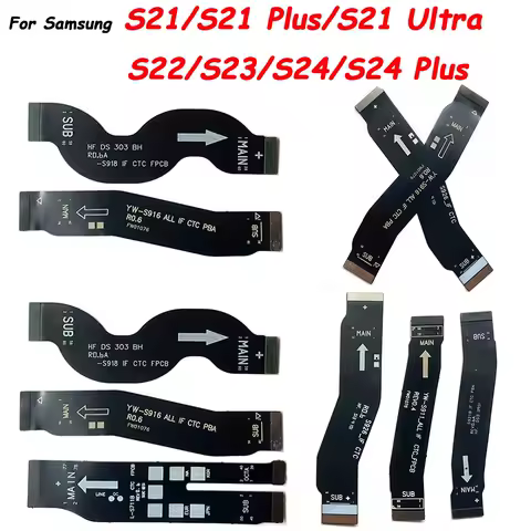 LCD Motherboard Connector Flex Cable For Samsung S21 Plus S22 Ultra S23 Plus S24 Ultra S23 Fe Mainboard LCD Display Connector