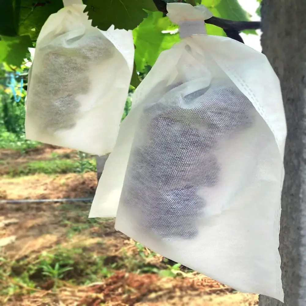 100Pcs Fabric Planting Pocket Fruit Protection Bags Garden Greenhouse Supplies Anti-bird Insect Barrier Pouch Planting Grow Bag gallery 2