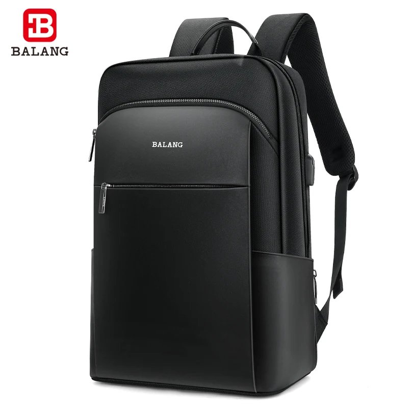 

BALANG Men Backpack Anti-theft Pocket School Bags Women Waterproof Business Backbag for 15.6 inch Laptop Travelling Bagpack