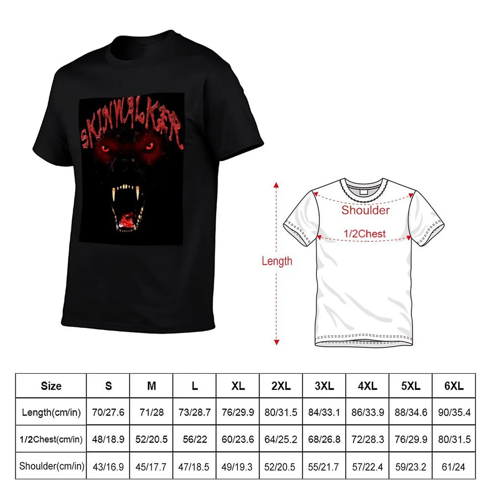 SKINWALKER T-Shirt plus sizes Blouse mens t shirts top quality