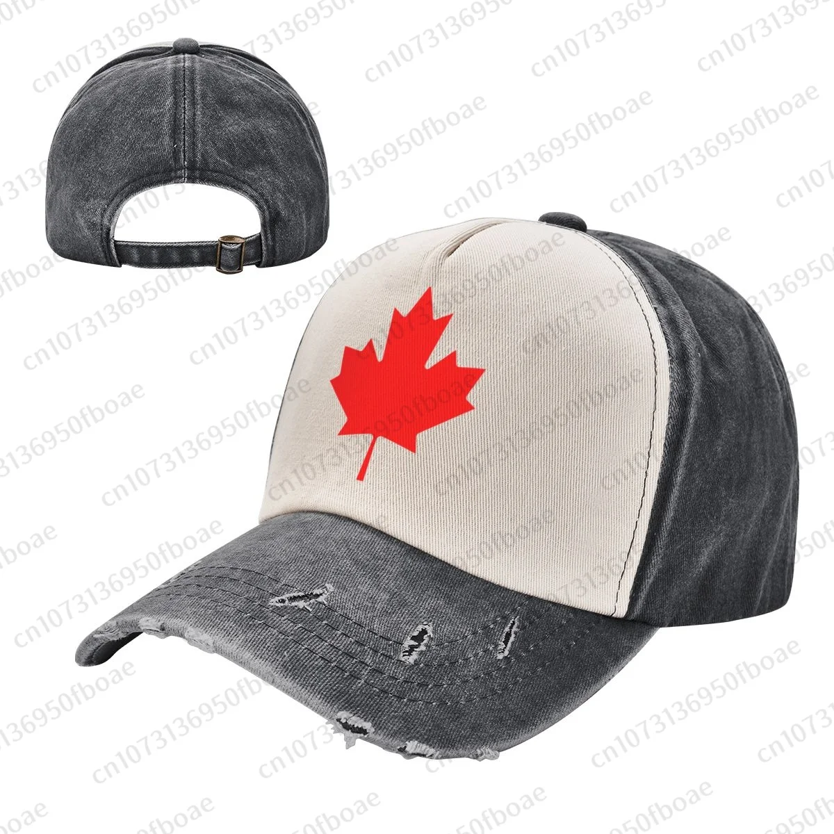 Canada Maple Leaf Canadian Flag Cowboy Hat Women Men Classic Baseball Cap Sport Adjustable Golf Hats