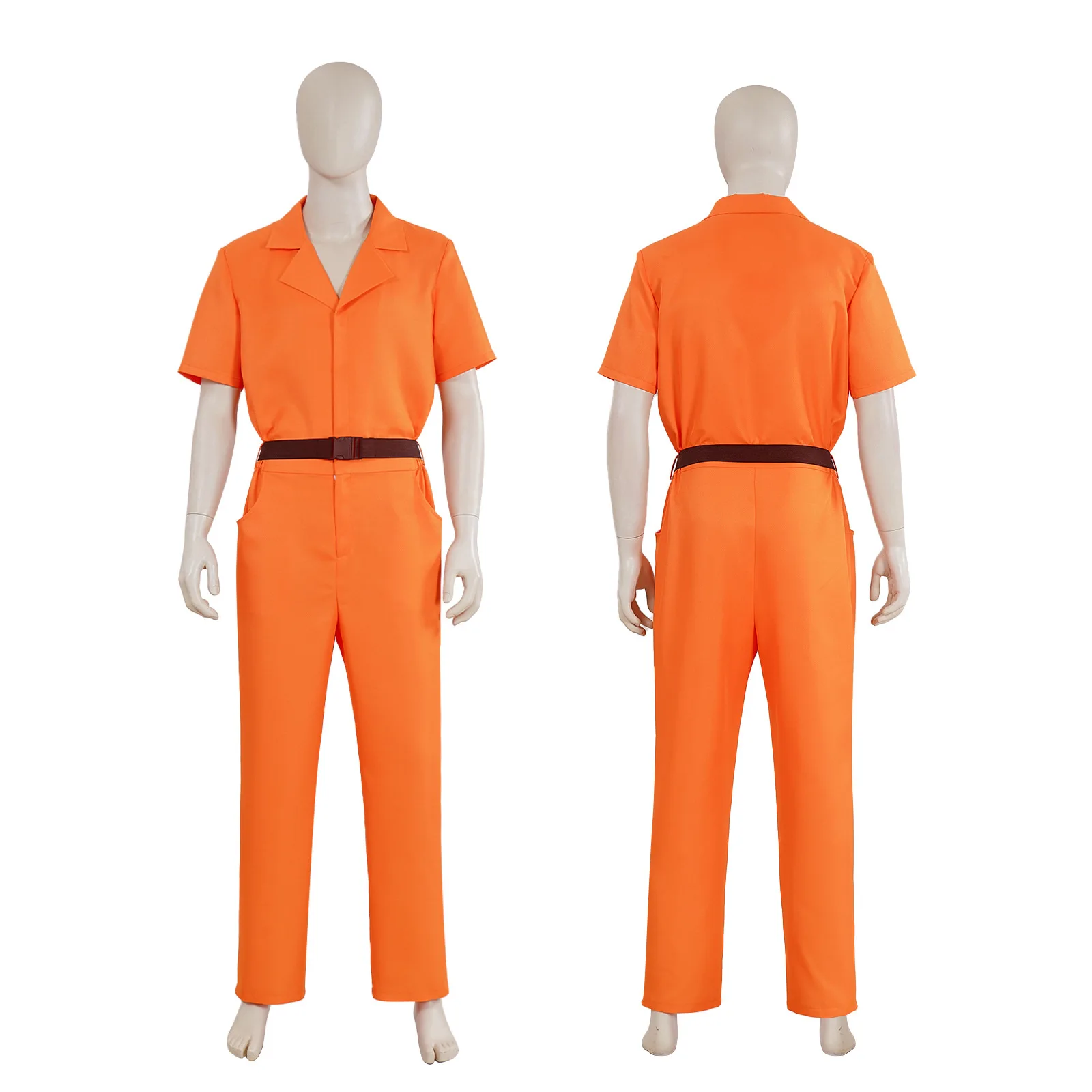 Luigi Same Style American Prison Uniform Male Female Same Style Adult COS Prison Uniform Luigi Same Style COS Uniform