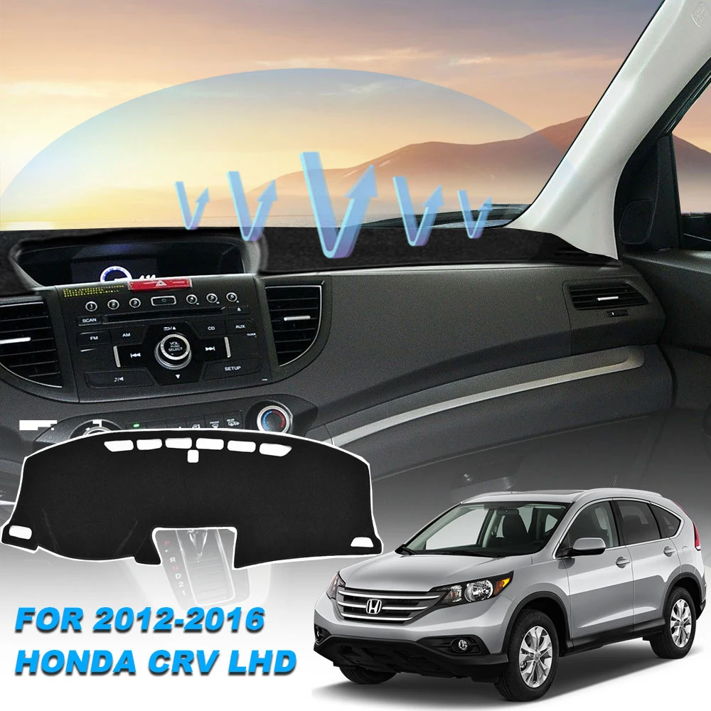 

Pop Dashboard Cover For Honda CRV 2012 2013 2014 2015 2016 Car Dash Board Pad Sunshade Dashmat Carpet UV Rays Protector Accessor