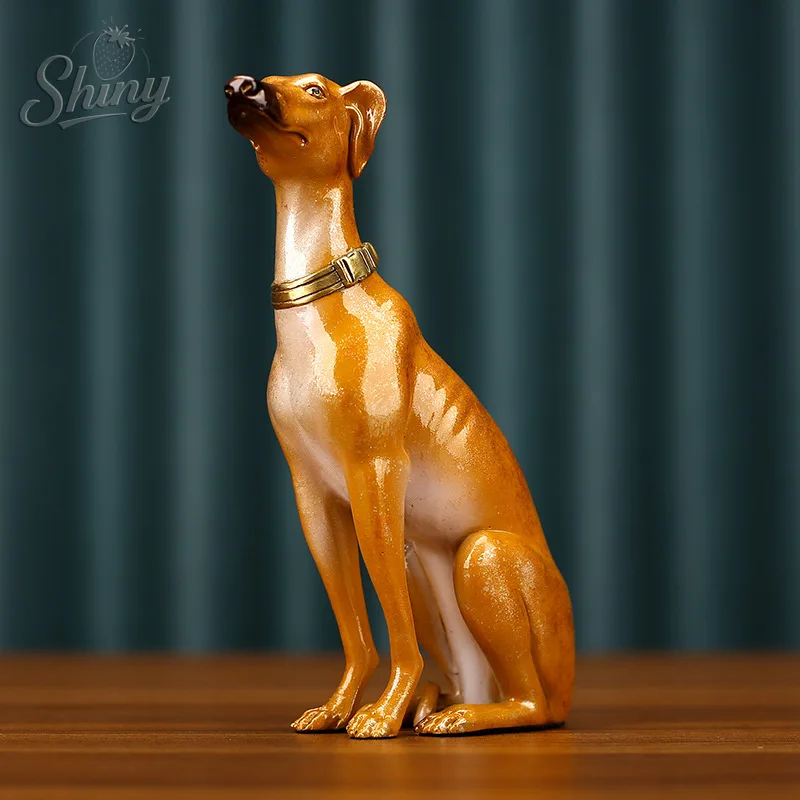 

Colored Copper Lingerie Dog Zodiac Dog Home Office Entryway Ornament Birthday Opening Gift Crafts Ornament