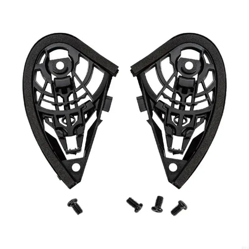 

1 пара козырьков для шлемов, опорная пластина с винтом, мотоциклетные шлемы, козырьки для лица, основа для лобового стекла для