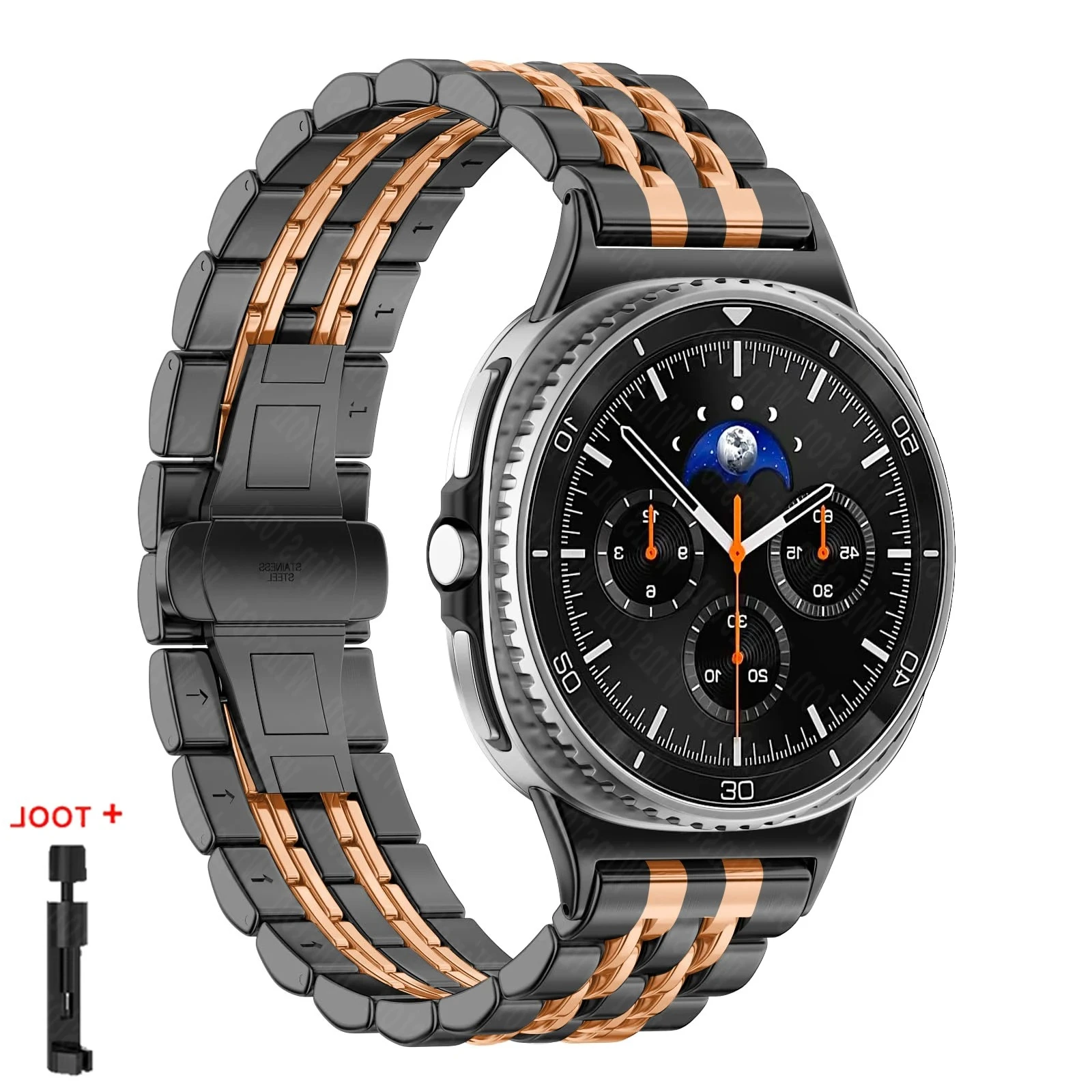 Voor Samsung Galaxy Horloge 8 40/44mm 8 Klassieke 46mm Metalen Armband Roestvrij Stalen Band Polsband zakelijke Horlogeband