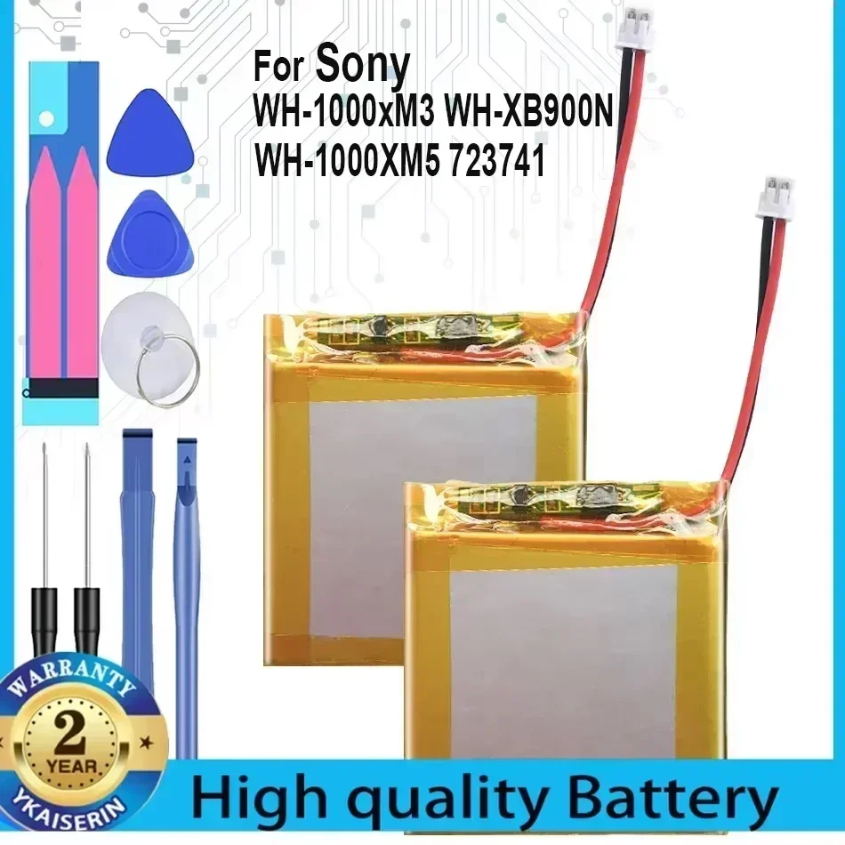 

Replacement Battery for Sony WH-1000XM3 WH-XB900N WH-CH710N WH-1000XM5 Bluetooth Headphone 723741 1200mAh Batterie Warranty