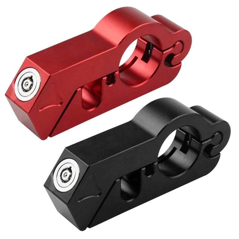 Moto Safety Locks Helmet Lock Motorcycle Handlebar Lock Fit Grip Street Security Scooter Atv Dirt Bikes Auto Theft Protection
