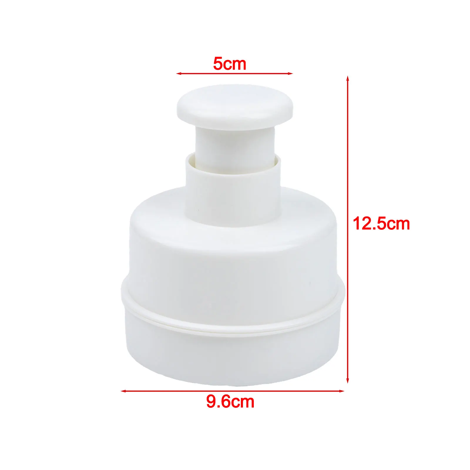 Portable Pancake Style Press for Forming Uniform Portions of Food with Minimal Effort and No Need for Additional Utensils