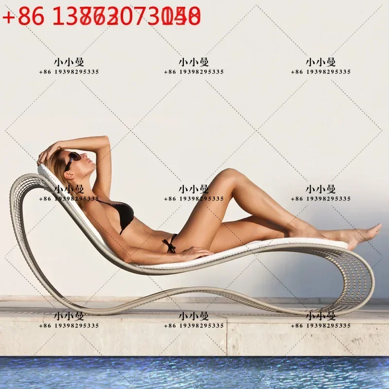 Designer Outdoor Villa Outdoor Terrace Beach Leisure Furniture Lounger