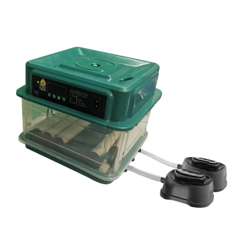 Automatic Egg Incubator Adjustable Egg Tray Temperature Control Automatic Poultry Hatcher Machine Egg Turner for Duck EU Plug