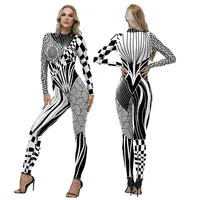 Untamed Costume for Women Party Jumpsuit Show Performance Catsuit Festival Zentai Bodysuit Holiday Cosplay Outfit Spandex