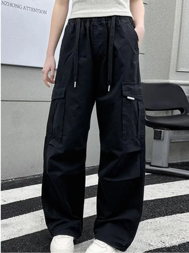 

Spring And Autumn Girls Long Big Children Wide Leg Girls Summer Thin New Children's Work Pants