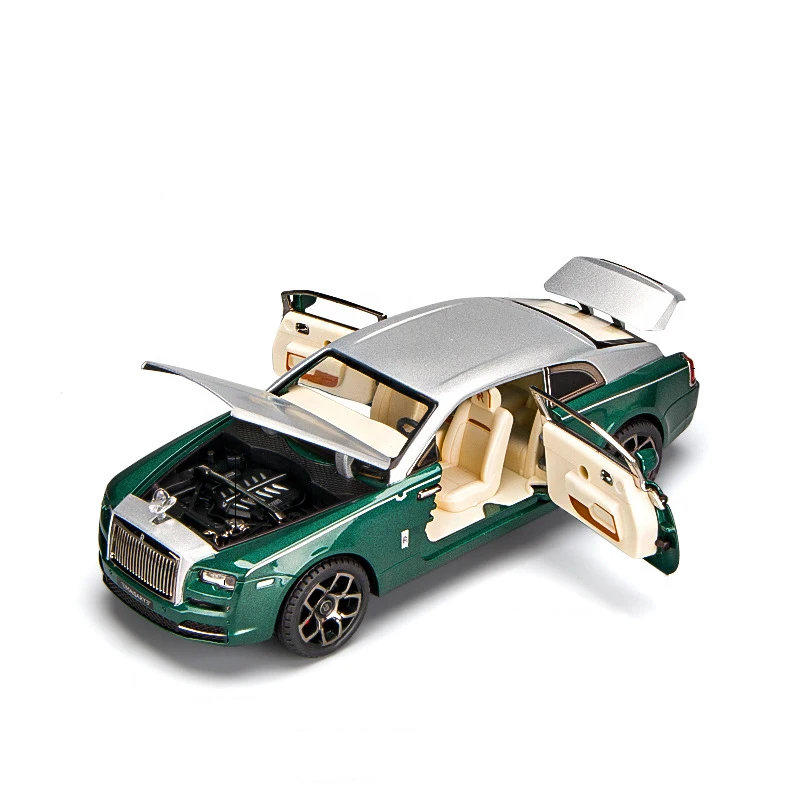 1:24 Rolls Royce Wraith Mansory Alloy Car Diecasts & Toy Vehicles Car Model Sound and light Pull back Car Toys For Kids Gifts