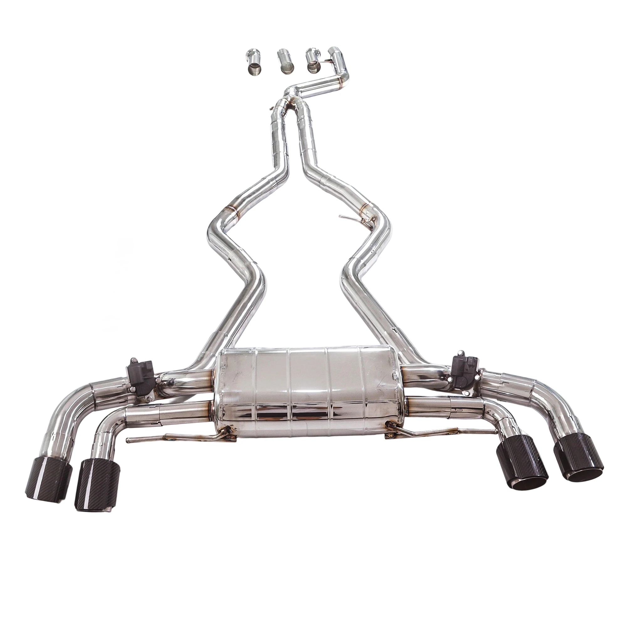 

GFC is applicable to the 2020 - 2025 BMW M340i, M440i, 3.0T G20, G22, 304 stainless steel Catback with valve exhaust system.