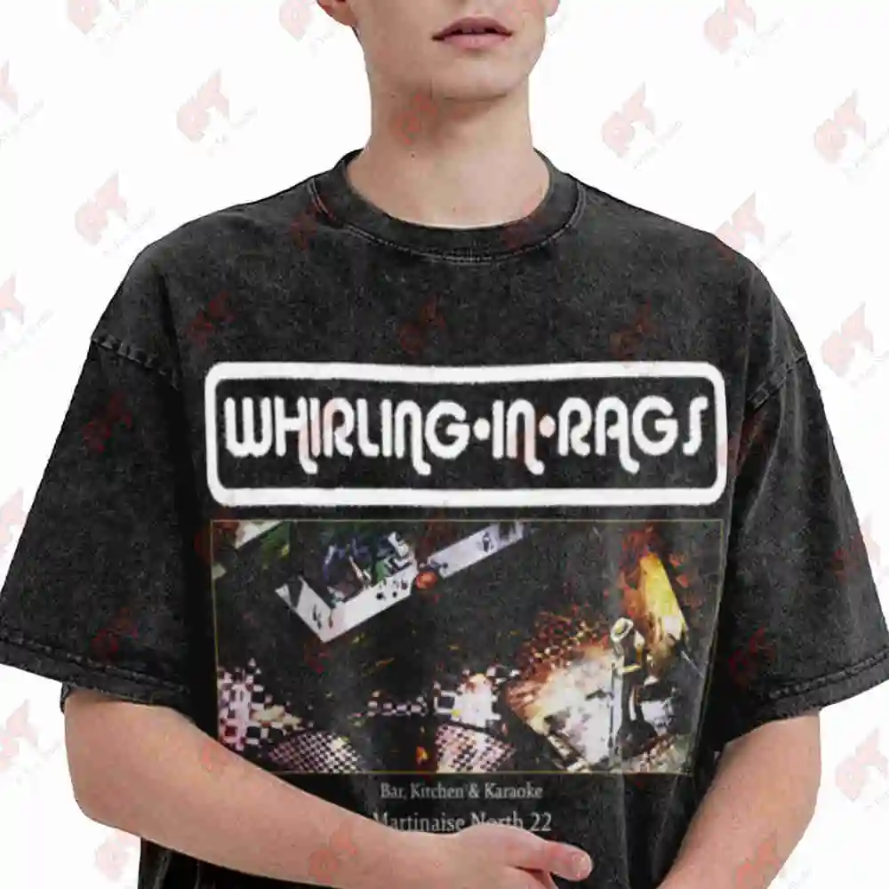 Disco Elysium Whirling In Rags Vintage Washed Tee Pure Cotton T-Shirt