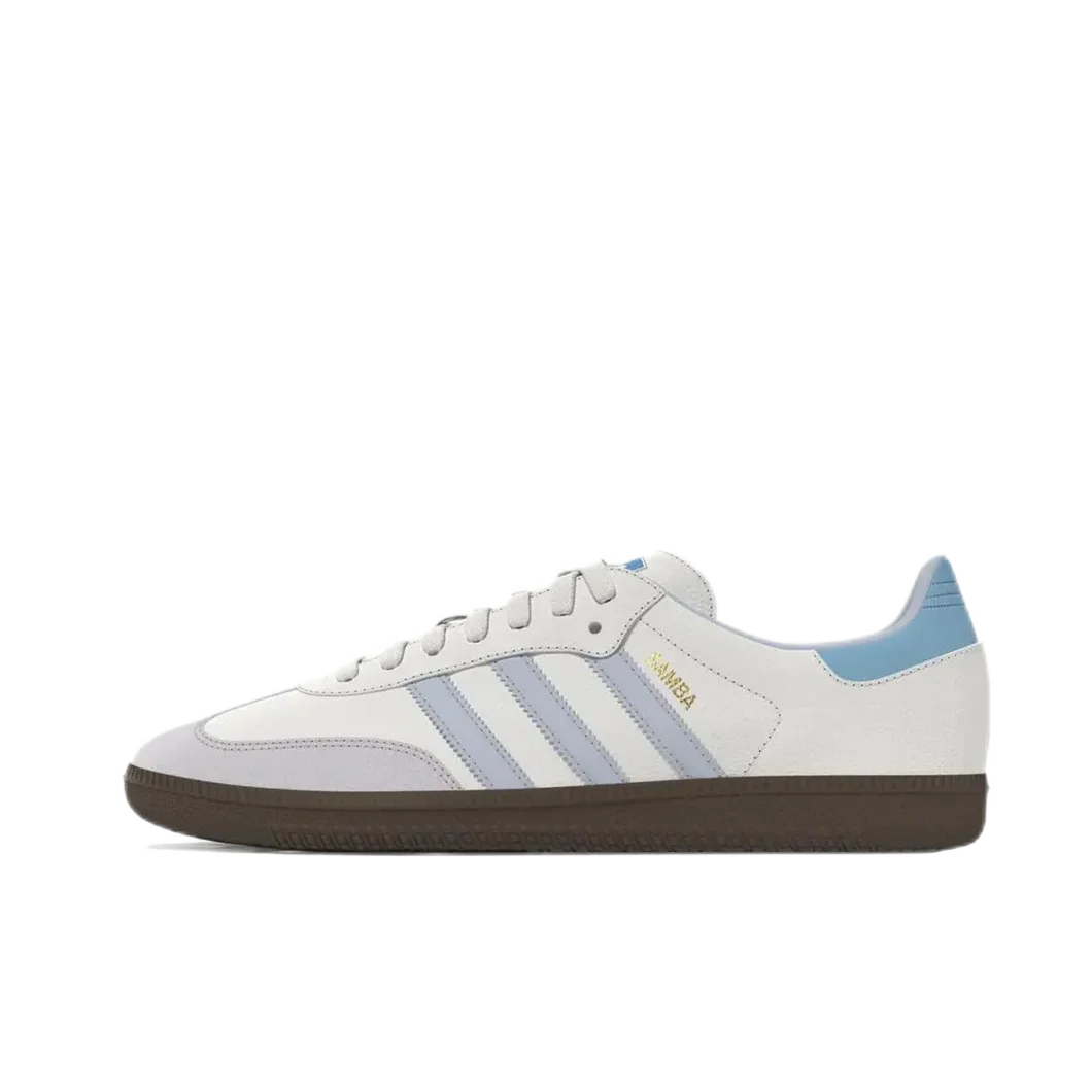 Adidas Samba OG Men's and Women's Youth Hundreds of essential wear-resistant lightweight low-top boardshorts sky blue image 6