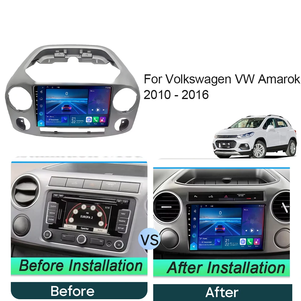 10‘’ For Volkswagen VW Amarok 2010 2011 2012 2013 2014- 2016 5G Wifi TS10 Car Radio Multimedia Player GPS Navigation No 2din DVD