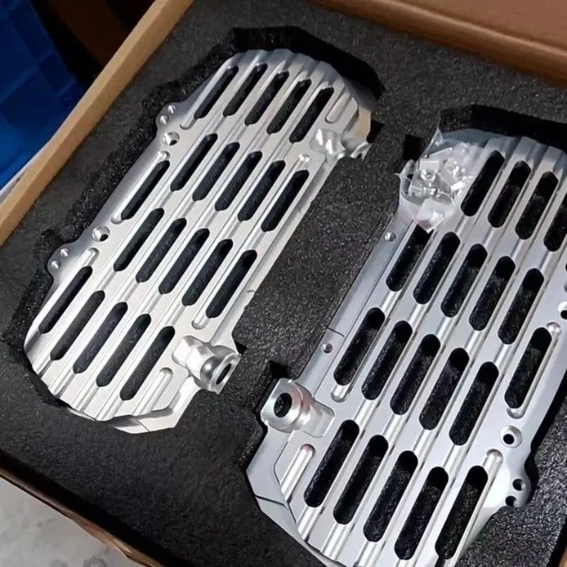 Radiator Guard Bracket Aluminum Alloy for EXC SXF TC FC TE FE Motorcycle Water Tank Grille Protector Modification