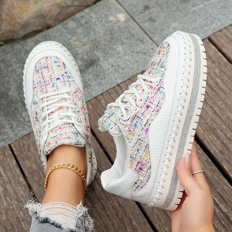 

Women's Summer Breathable Casual Shoes Thick Bottom Sports Sneakers Large Size European Goods Polyurethane Upgraded Version