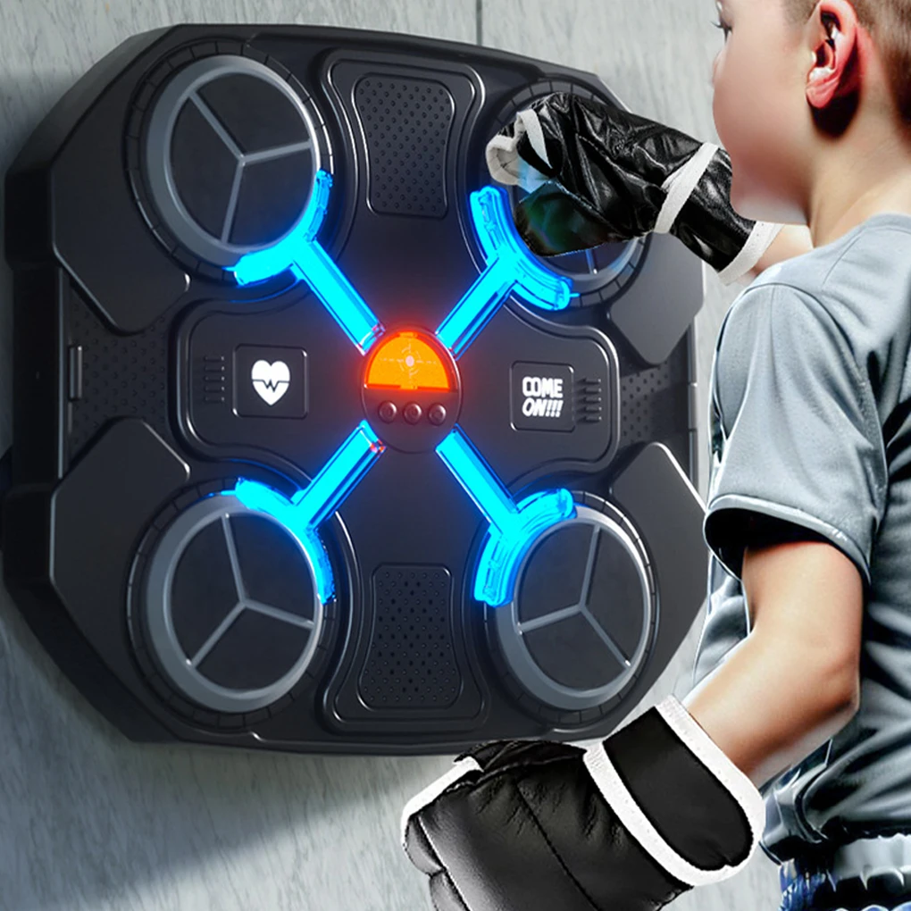 2025 New Music Boxing Machine with Music Bluetooth Music Boxing Machine for Children Wall Mounted Smart Music Boxing Game