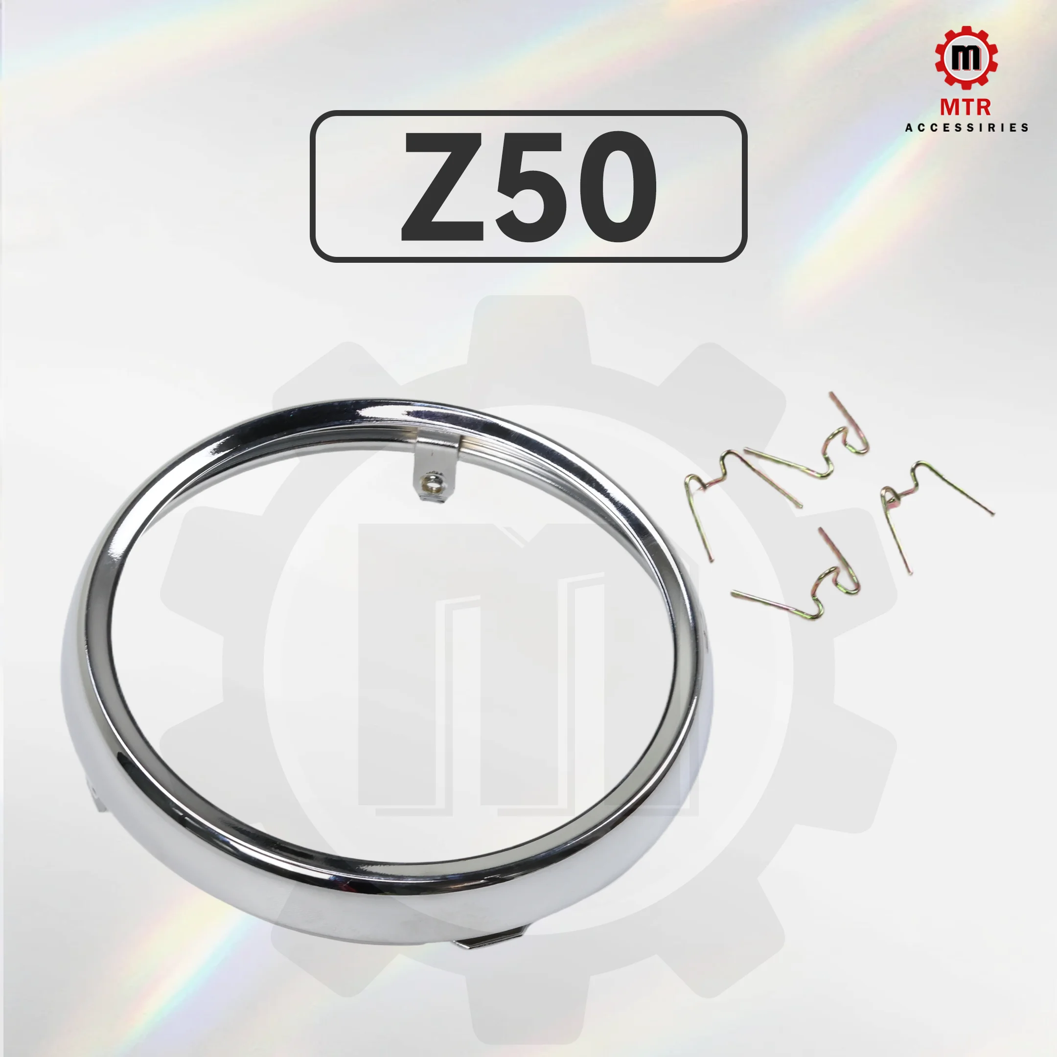 

Хромированное кольцо-накладка на фару Z50, запчасти для мотоциклов Monkey Z50