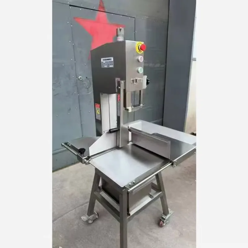 آلات تجهيز الأغذية المتينة آلة النشر سطح المكتب الفولاذ المقاوم للصدأ قطاعة اللحوم بسرعة قطع اللحوم المجمدة