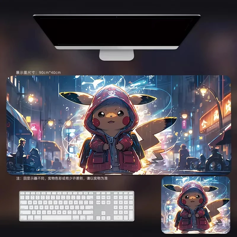 

P-Pokemon-Gengar Grande Mousepad Mouse Mat Desk Mat With Pad Gaming Accessories Prime Gaming Keyboard Pad Padding Mat