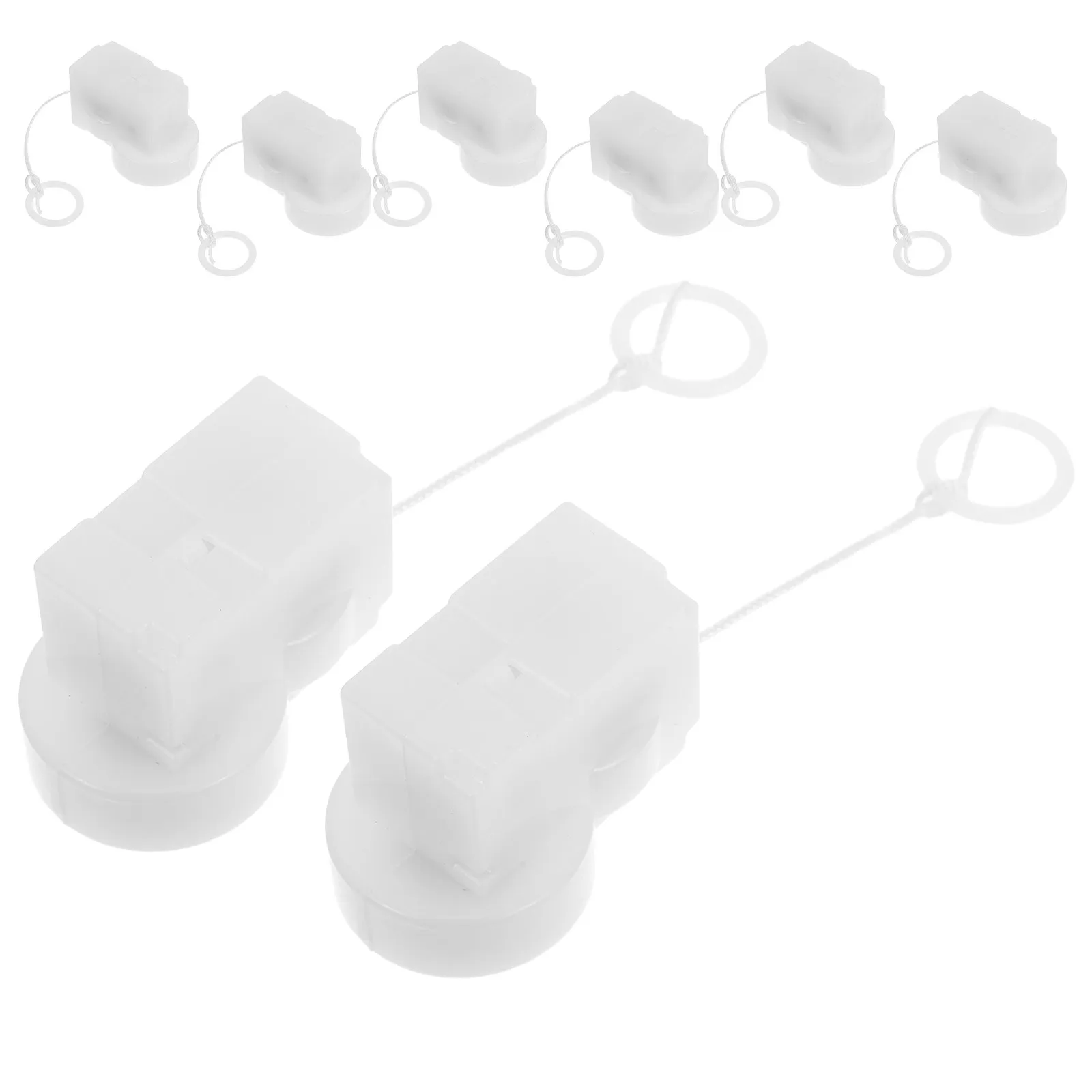 8pcs-pull-string-mechanism-diy-movement-supply-white-single-wheel-vibration-motor-kit-for-craft-repair-pull-cord-projects