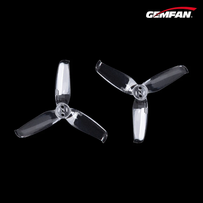 4 Paar Gemfan Flitser 2540 2.5X4X3 2.5Inch 3-bladige Propeller 1.5Mm Voor Rc Fpv Freestyle 2.5Inch Tandenstoker Cinewhoop Geleide Drones