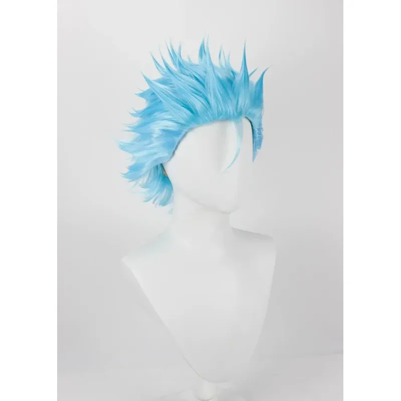 Bleach Grimmjow Jaegerjaquez Cosplay peluca azuliky Anime pelo para hombres mujeres disfraz jk;6