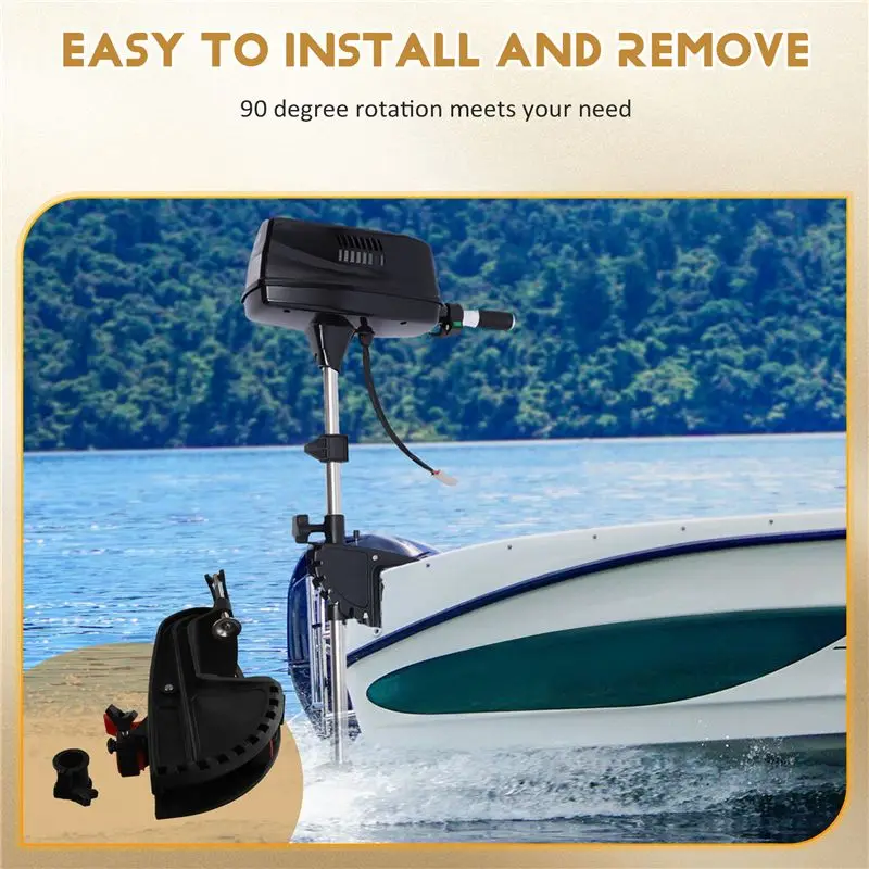 NEW HOT In Stock-Electric Outboard Motor Bracket Hinge Kit Fishing Finder Mount Fits For 28Lb 36Lb 46Lb 50Lb Electric Outboard M