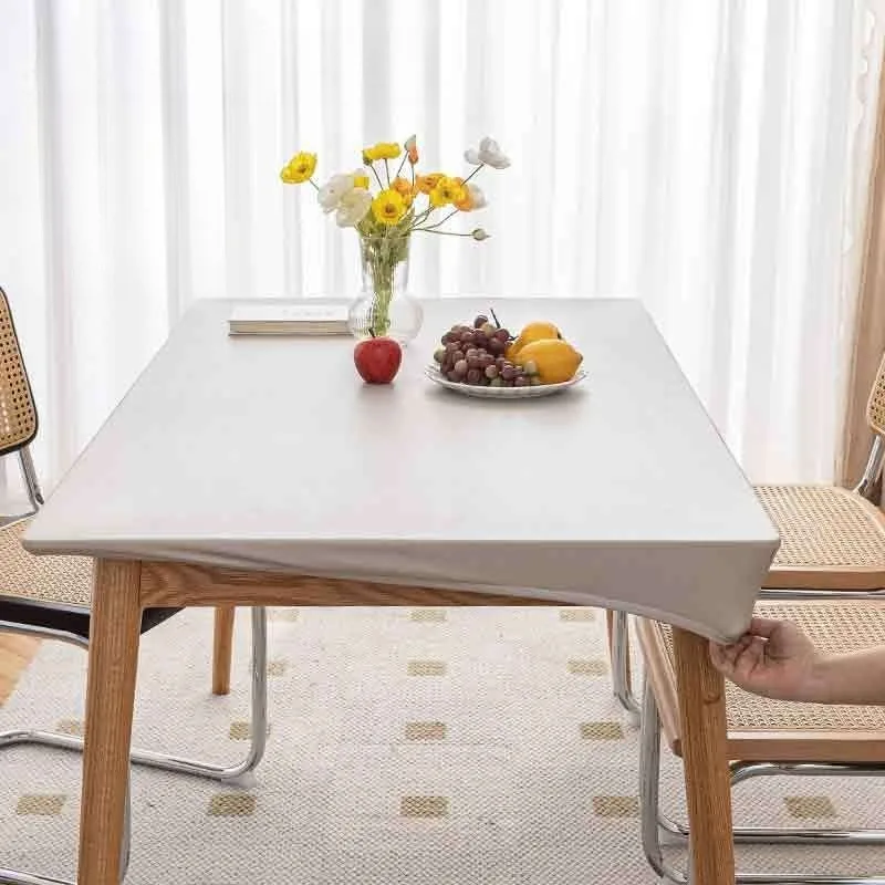 All Inclusive Tablecloth Waterproof Tablecloth Oil Proof Coffee Table Cloth Anti-scratch Wear-resistant Restaurant Decoration