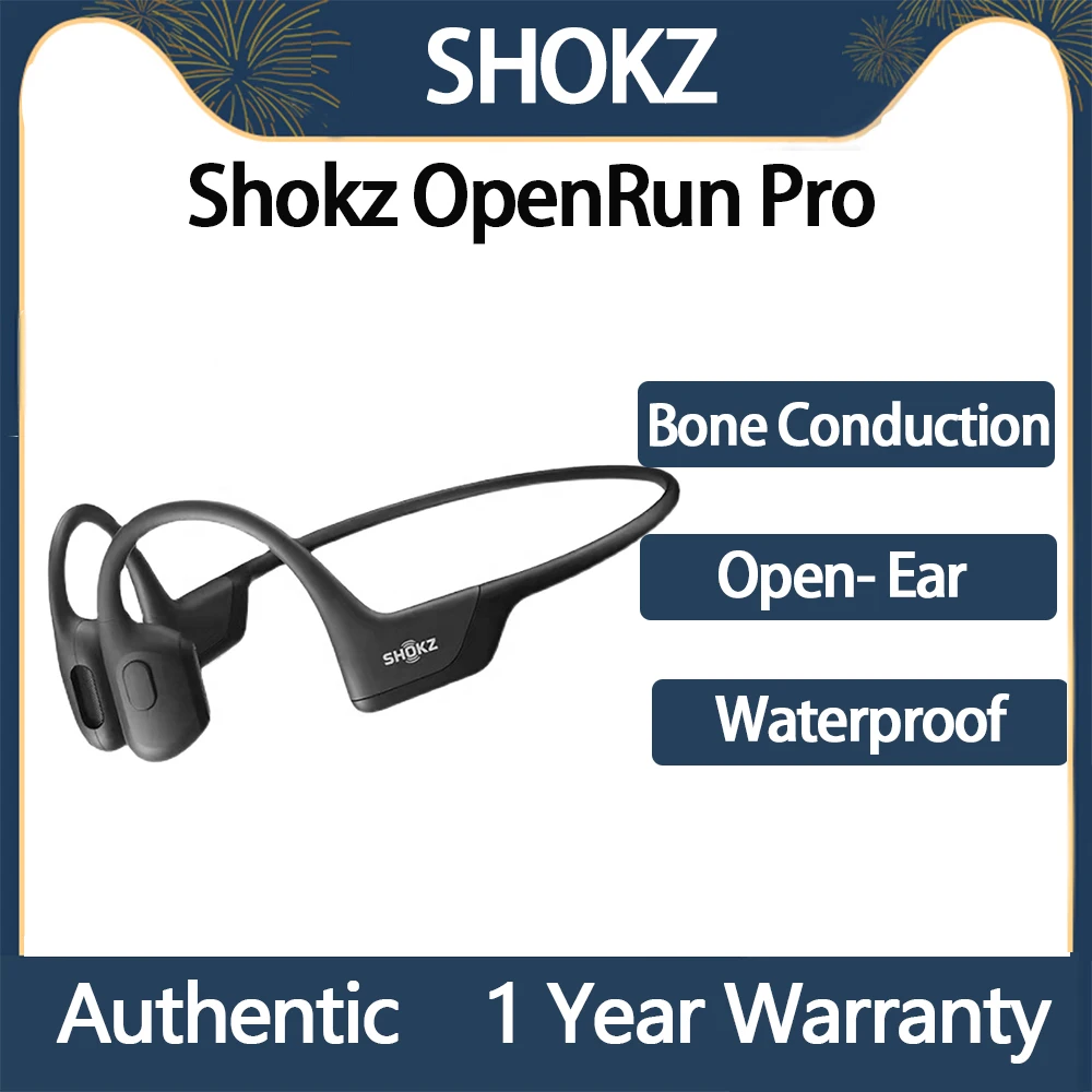 Original SHOKZ Openrun Pro S810 Bone Conduction Bluetooth Headphone Open-Ear Earphone Wireless Waterproof Sport Running Earbud