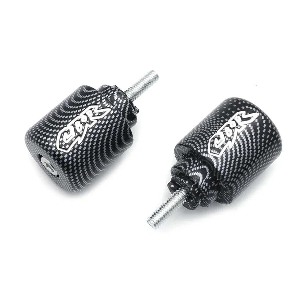 Motorcycle Parts Skull Carbon fiber Bar End For Honda Gold Wing GL 1800 2001-2008 ，CBR 600 RR 2003-2008 ，VFR 800 1998-2008