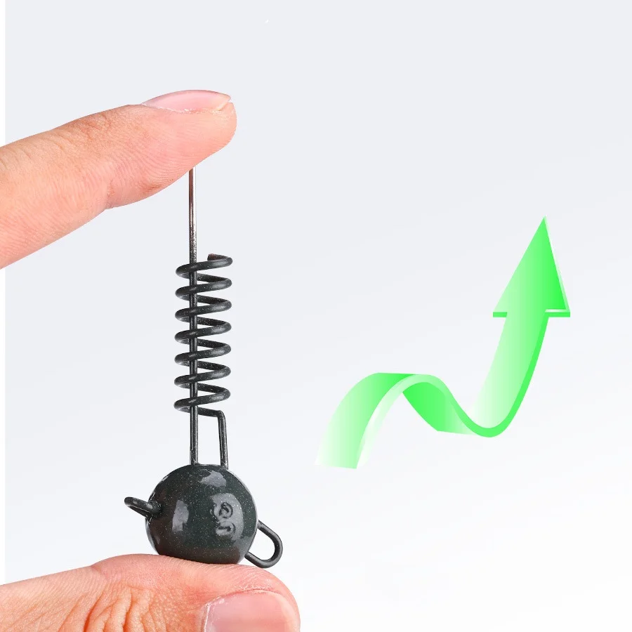 Fishing Tackle Accessories Screw Lead Weight Down Sinker 7g/15g/20g/25g/30g Quick Free Hang Spring Sinkers Lot 3 Pieces SALE